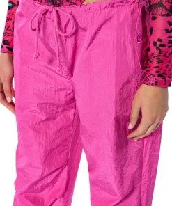 TOO LEGIT WIDE LEG CARGO PANTS 17 TOO LEGIT WIDE LEG CARGO PANTS -akira shop too legit wide leg cargo pants pink 8 8