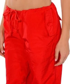 TOO LEGIT WIDE LEG CARGO PANTS -akira shop too legit wide leg cargo pants red 11 11