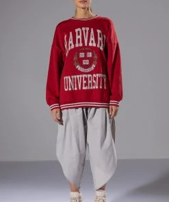 TRE CHIC CROPPED OVERSIZED PANTS -akira shop tre chic cropped oversized pants light grey 3 3