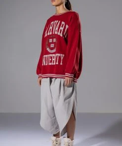 TRE CHIC CROPPED OVERSIZED PANTS -akira shop tre chic cropped oversized pants light grey 4 4