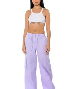 TWO STEP LIGHT WEIGHT WIDE LEG PANT 11 TWO STEP LIGHT WEIGHT WIDE LEG PANT -akira shop two step light weight wide leg pant purple 3 3