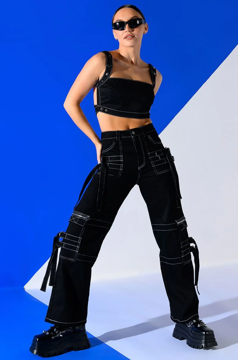 UP TO NO GOOD BAGGY FIT CARGO PANT 4 UP TO NO GOOD BAGGY FIT CARGO PANT - Image 2