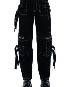 UP TO NO GOOD BAGGY FIT CARGO PANT 17 UP TO NO GOOD BAGGY FIT CARGO PANT -akira shop up to no good baggy fit cargo pant black 7 7