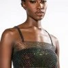 VANESSA RHINESTONE MESH BRALETTE -akira shop vanessa rhinestone mesh bralette black 1 1