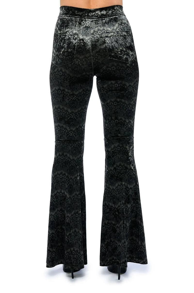 VELVETY SOFT HIGH RISE FLARE PANT 7 VELVETY SOFT HIGH RISE FLARE PANT - Image 5