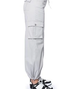 VENENO WIDE LEG CARGO PANTS 17 VENENO WIDE LEG CARGO PANTS -akira shop veneno wide leg cargo pants grey 7 7