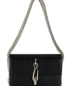 WANG LA ULTRA CHAIN BAGUETTE PURSE 11 WANG LA ULTRA CHAIN BAGUETTE PURSE -akira shop wang la ultra chain baguette purse black 3 3