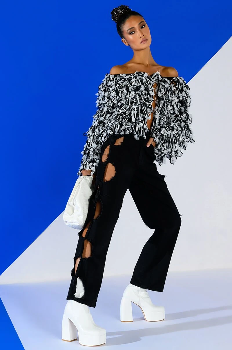 WHITLEY CUT OUT RELAXED FIT JEANS 4 WHITLEY CUT OUT RELAXED FIT JEANS - Image 2