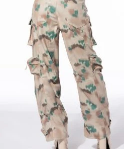 WILDFIRE CARGO PANT -akira shop wildfire cargo pant beige multi 6 6