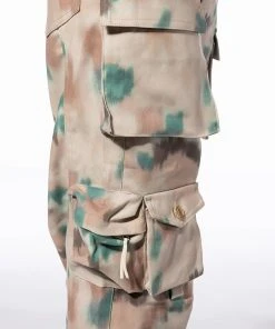 WILDFIRE CARGO PANT -akira shop wildfire cargo pant beige multi 7 7