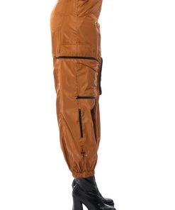 WISHFUL THINKING LIGHTWEIGHT CARGO PANT -akira shop wishful thinking lightweight cargo pant brown 7 7