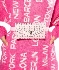 WOKE UP IN VEGAS RHINESTONE BELT BAG