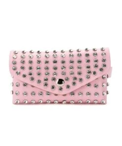 WOKE UP IN VEGAS RHINESTONE BELT BAG -akira shop woke up in vegas rhinestone belt bag pink 4 4