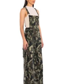 WORK FOR YOU ADJUSTABLE OVERALLS -akira shop work for you adjustable overalls camo 3 3 c1