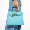 WORK IT PU LEATHER LIGHT BLUE BAG -akira shop work it pu leather light blue bag blue 1 1
