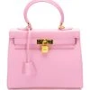 WORK IT PU LEATHER LIGHT PINK BAG