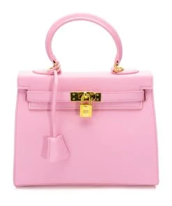 WORK IT PU LEATHER LIGHT PINK BAG