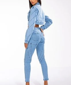 WORTH IT HIGH WAISTED SKINNY JEANS -akira shop worth it high waisted skinny jeans light blue 3 3