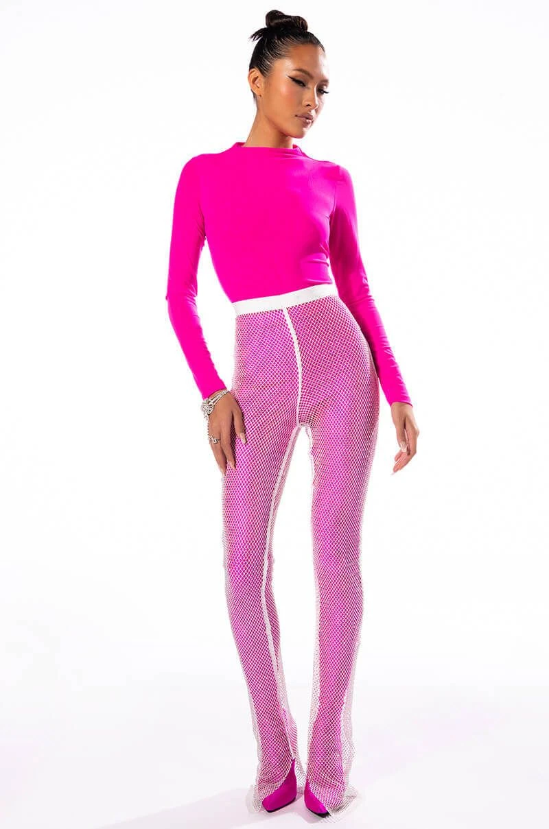 YOU CAN'T HANDLE THIS MESH RHINESTONE PANT 4 YOU CAN'T HANDLE THIS MESH RHINESTONE PANT - Image 2