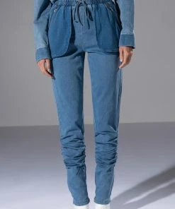 YOU OUGHTA KNOW DENIM JOGGER