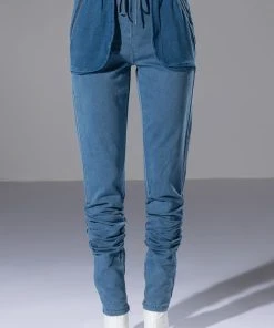 YOU OUGHTA KNOW DENIM JOGGER -akira shop you oughta know denim jogger medium blue denim 5 5 c1