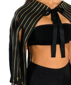 ZIP ZIP CAPE JACKET -akira shop zip zip cape jacket black 7 7