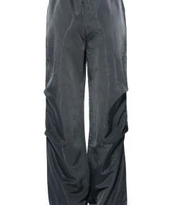 ZONA OVERSIZED PARACHUTE PANTS 18 ZONA OVERSIZED PARACHUTE PANTS -akira shop zona oversized parachute pants charcoal grey 8 8